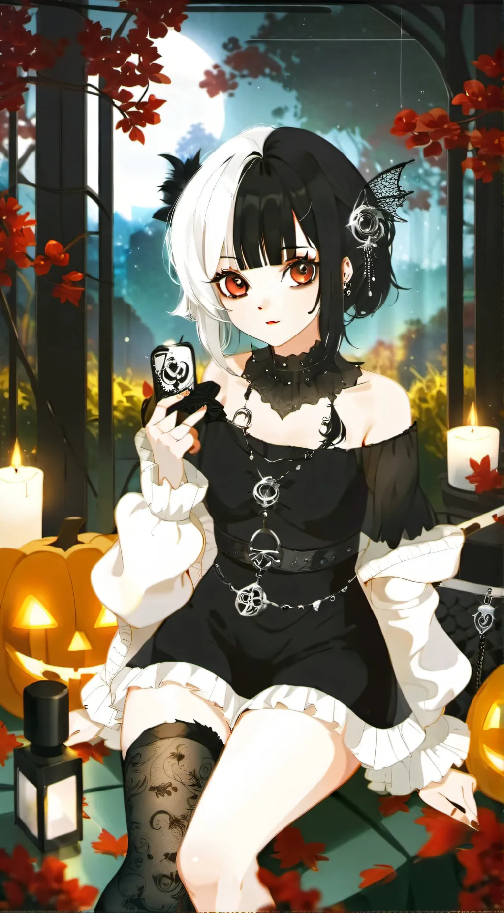 ai character: Luna background