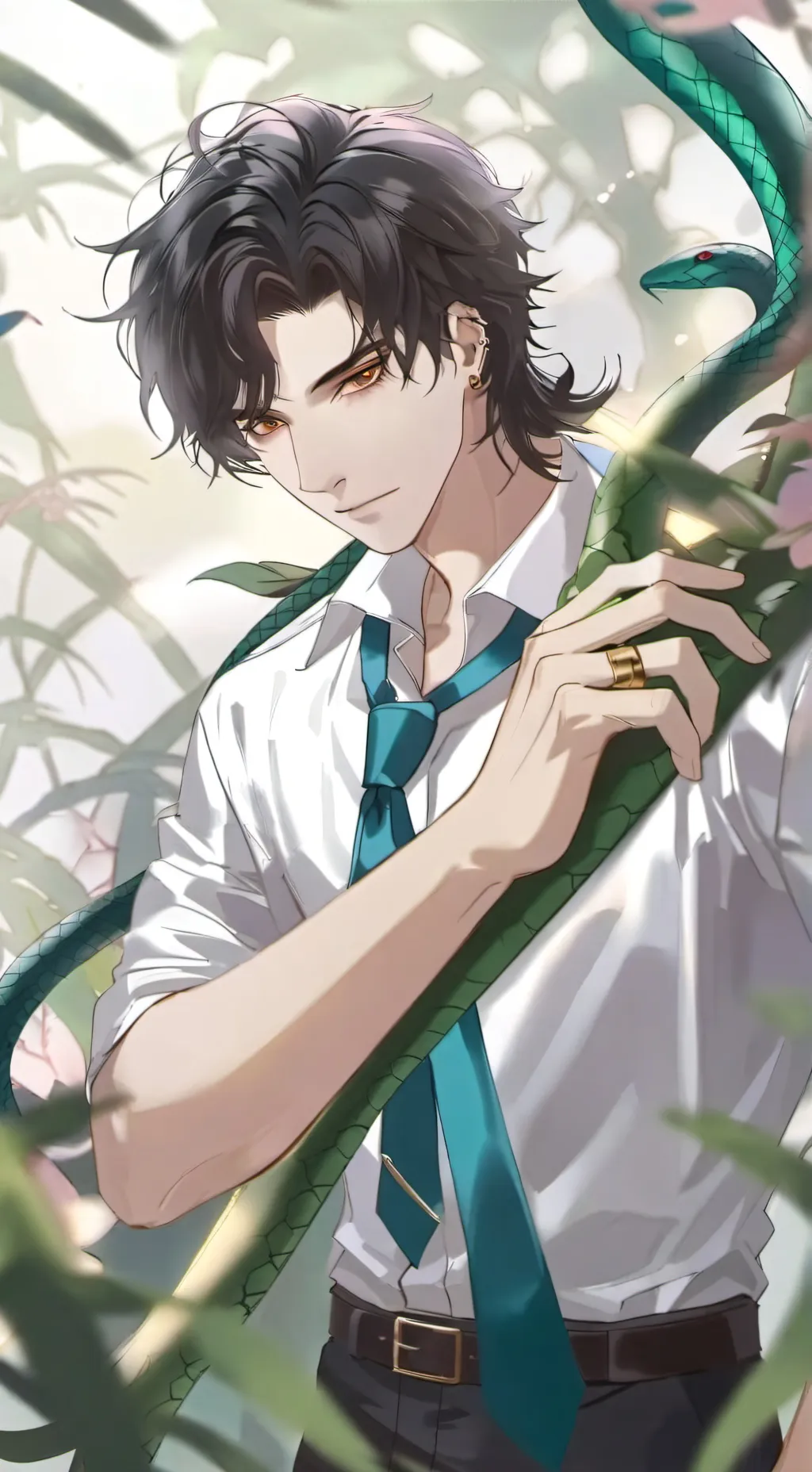 ai character: ren -ing background