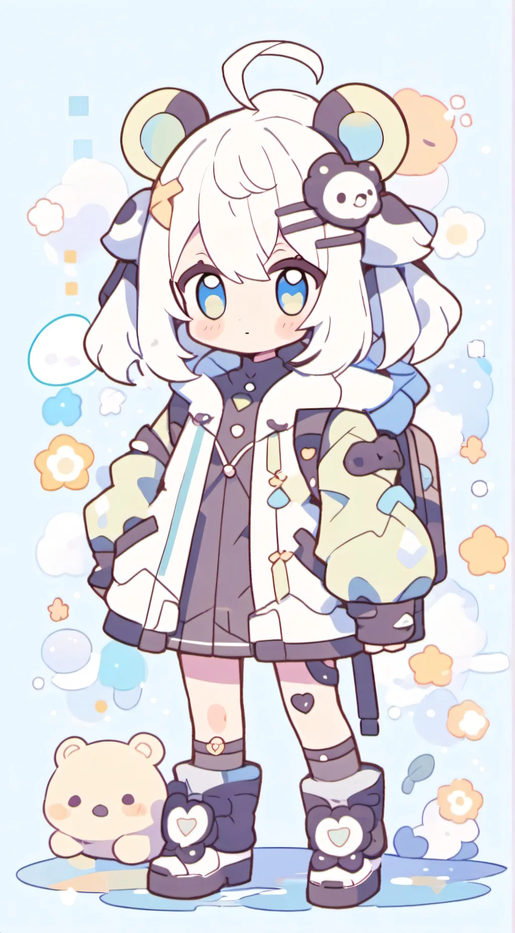 ai character: couple Mha  background