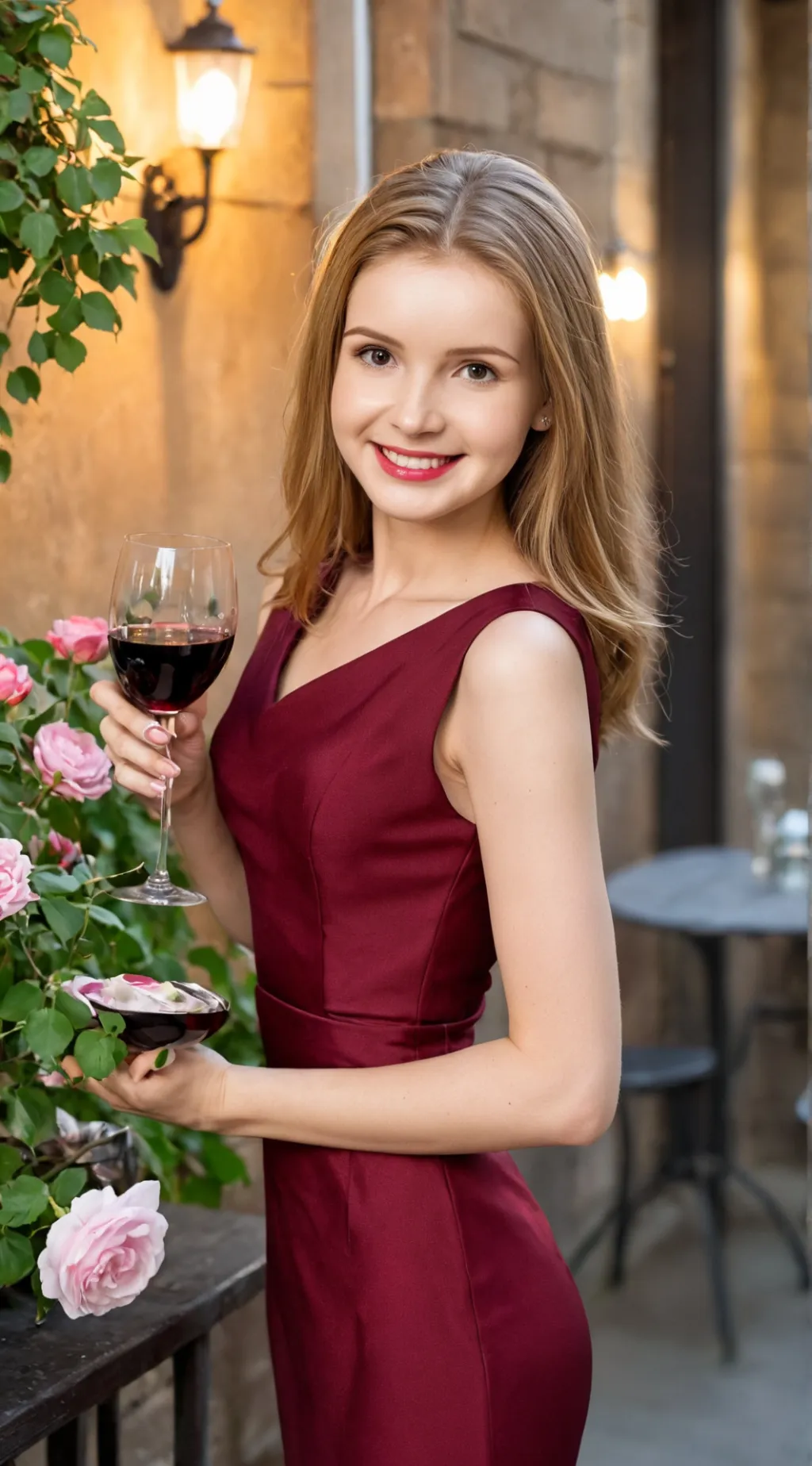 ai character: April  background