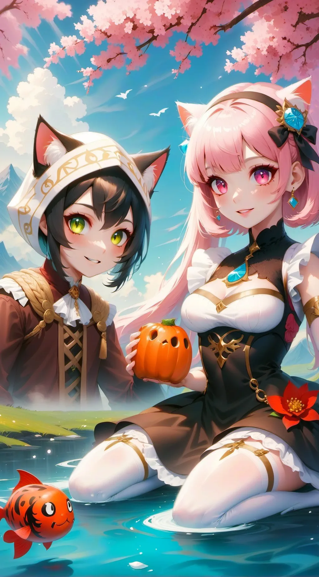 ai character: Yuki,kiki background