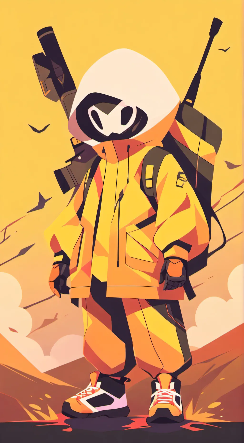 ai character: stik war background