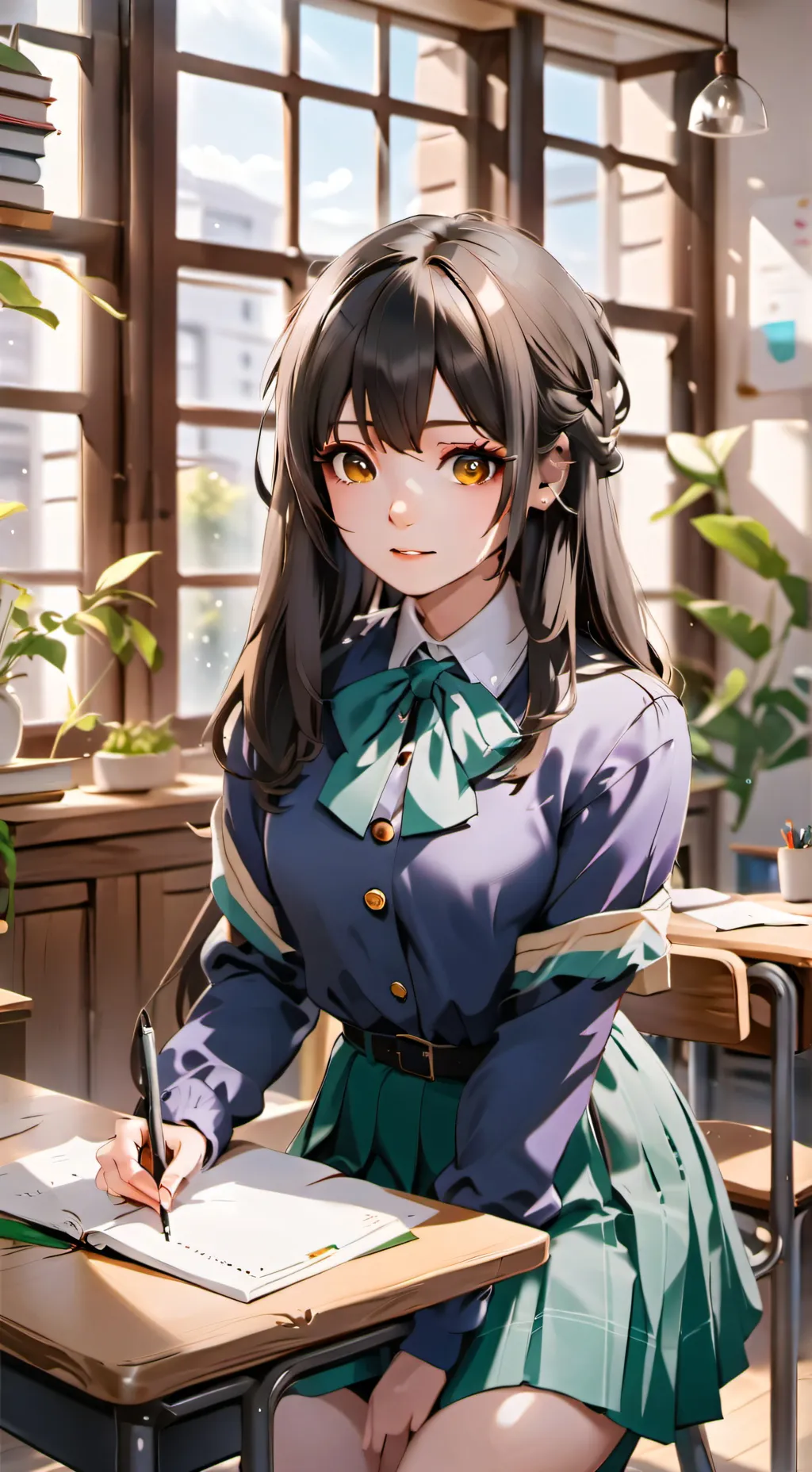 ai character: yuri background