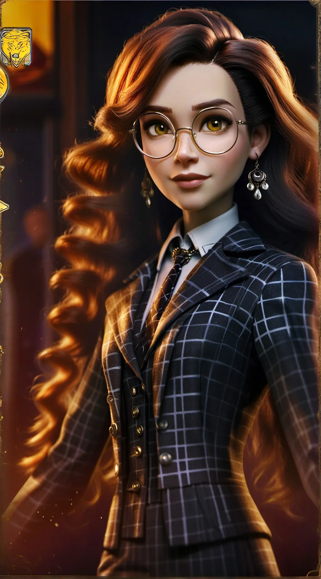 ai character: Ms daisy background