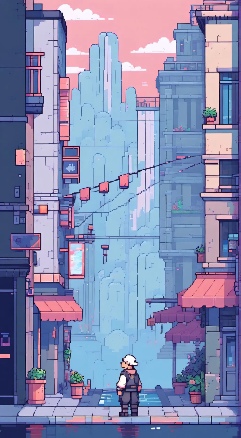 ai character: regretevator. background