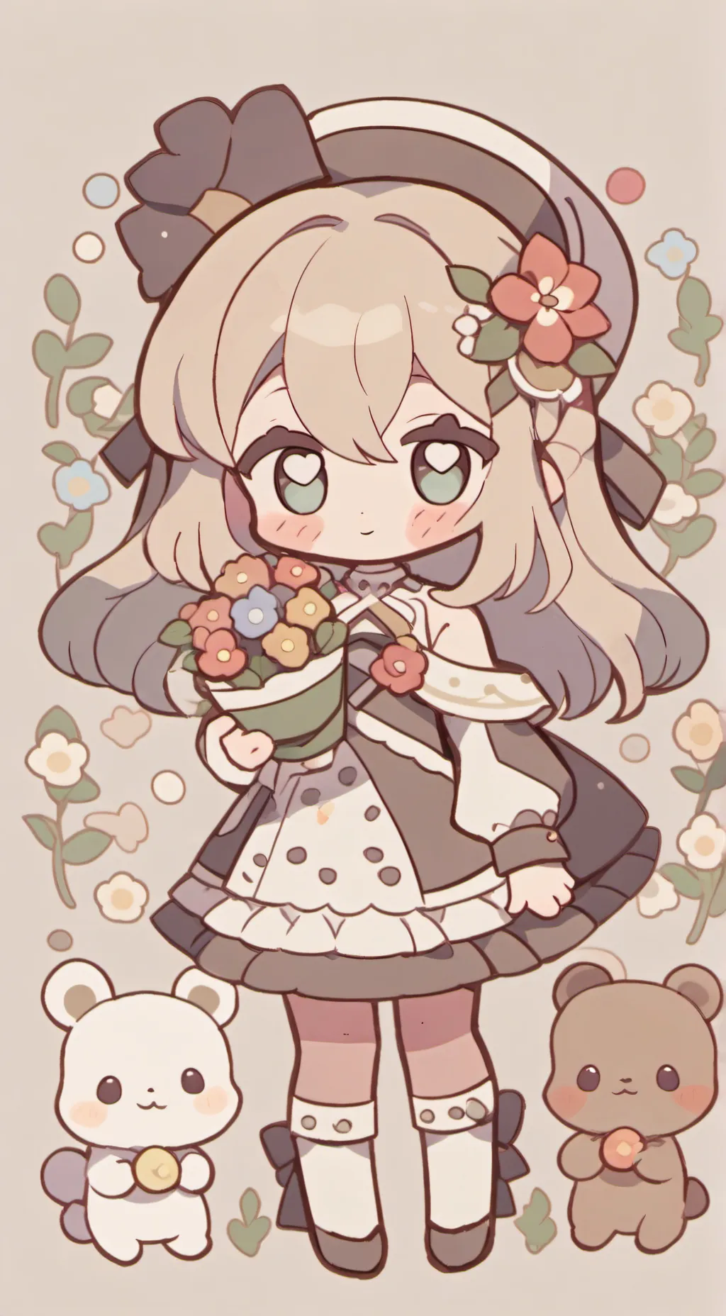 ai character: 🌼~𝔻𝕒𝕟𝕕𝕪~🌼 background