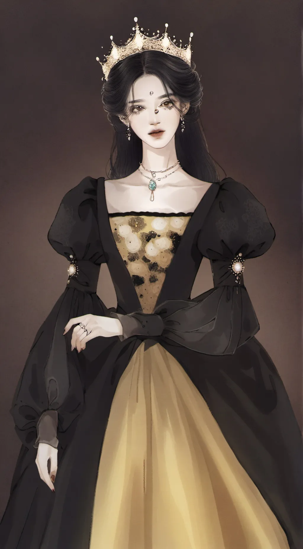 ai character: Empress Aui Asni  background