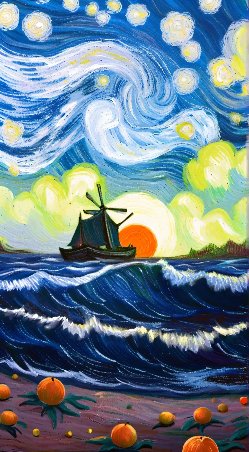 ai character: Melon playground background