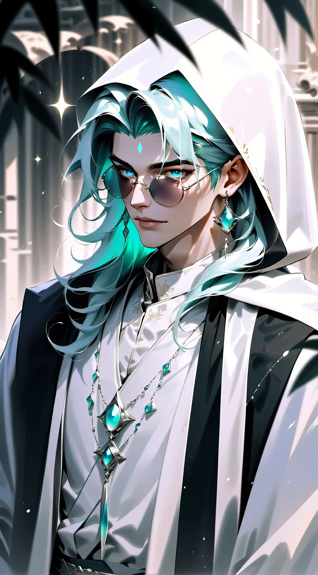 ai character: Ezra  background