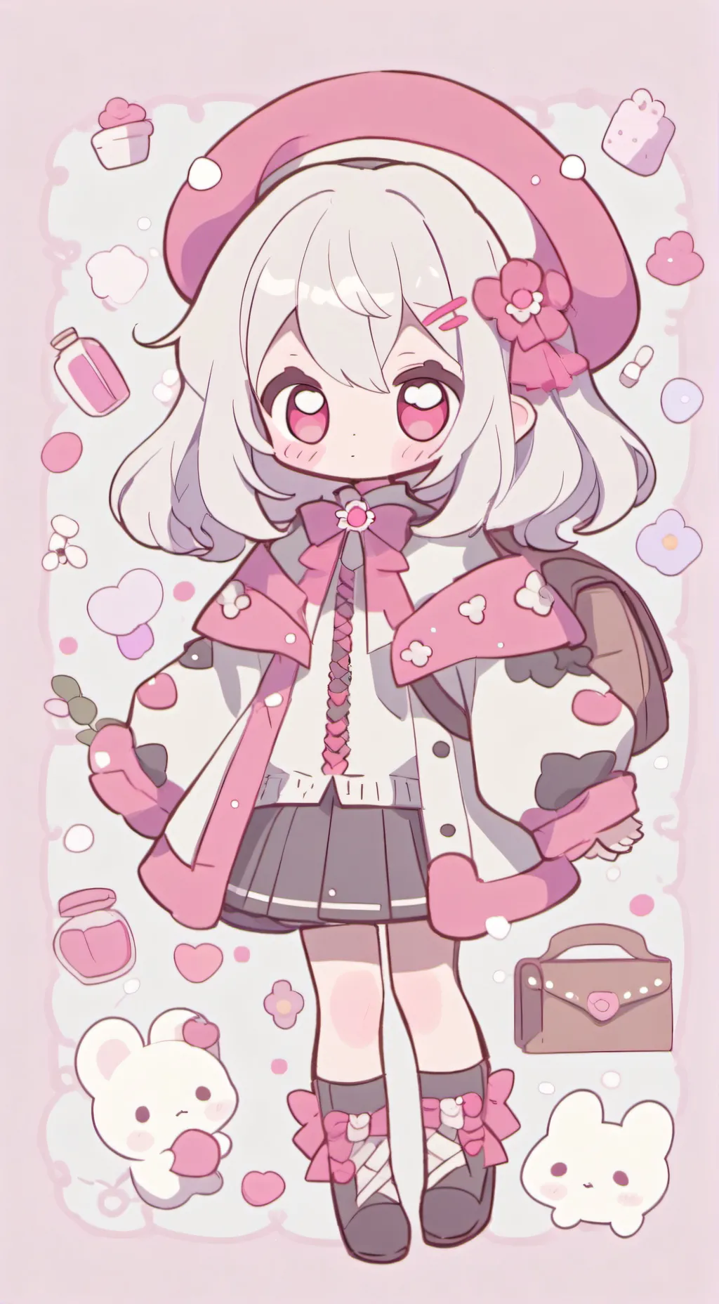 ai character: Janet and Beatrice background