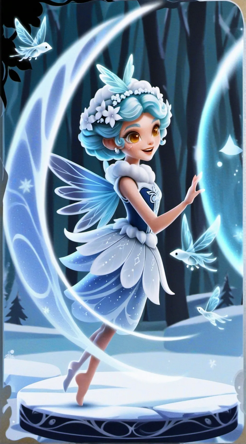 ai character: pixie hollow  background