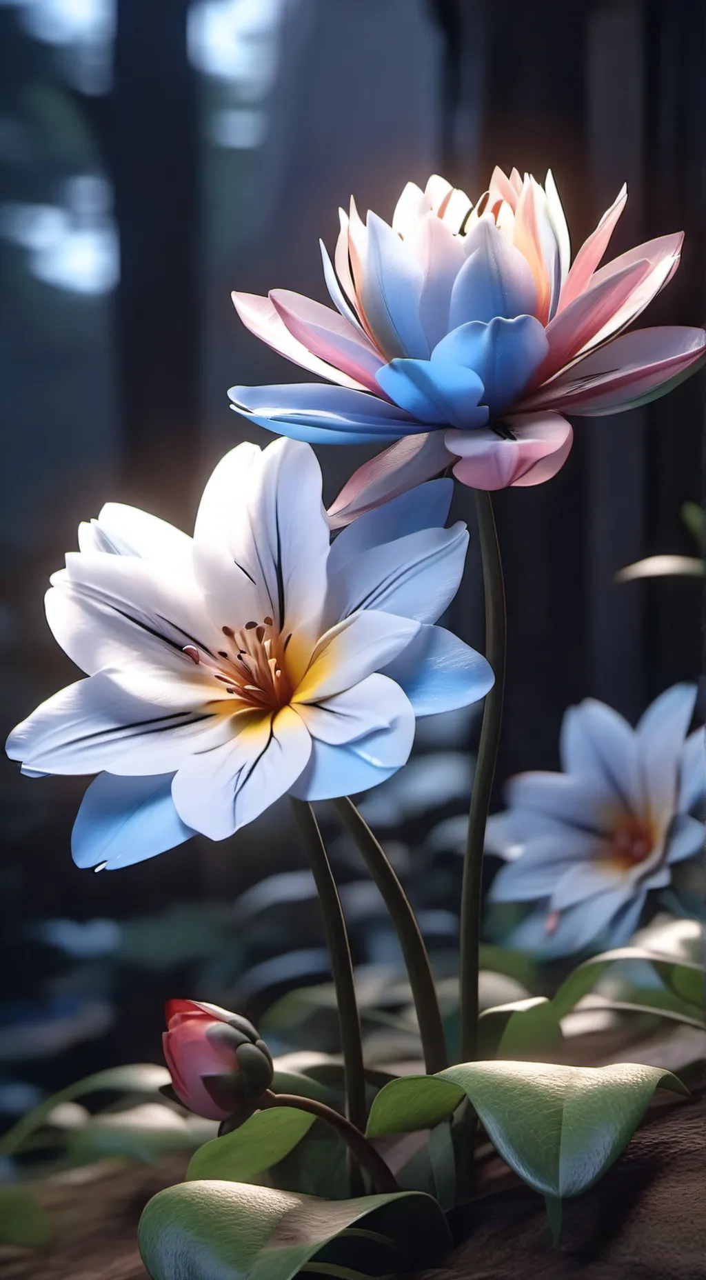 ai character: Dandys world background