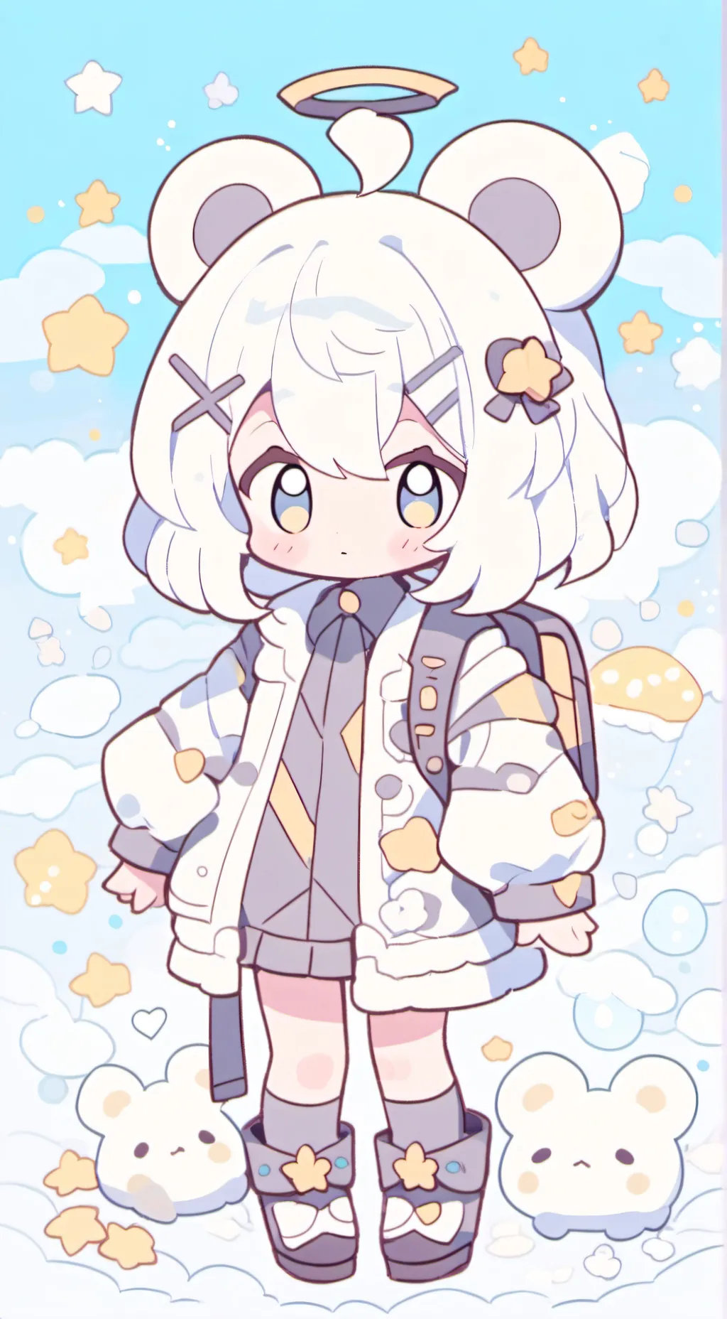 ai character: Sky background