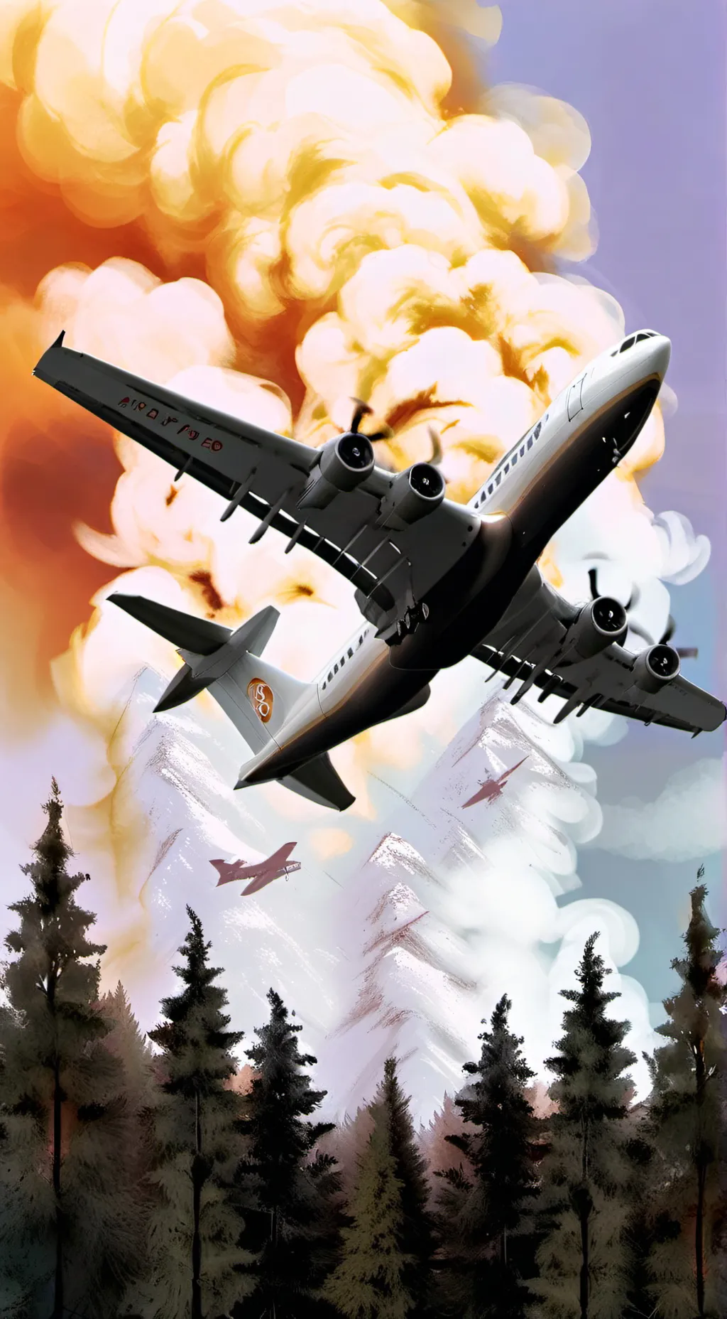 ai character: wild fire background