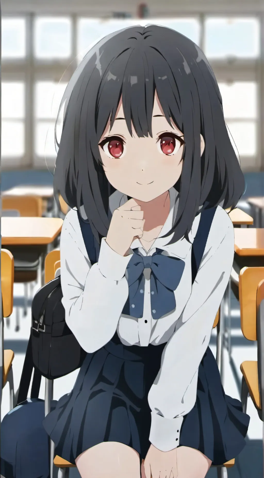 ai character: Katie  background