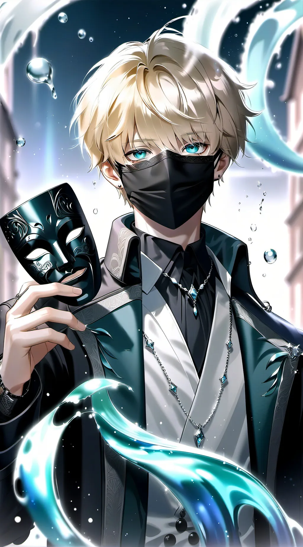 ai character: T.A.O.H Mask room background