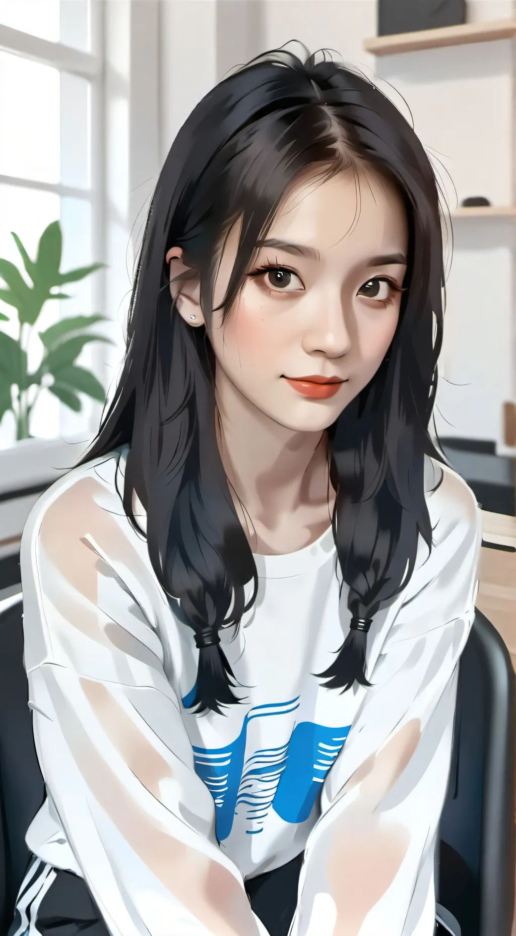 ai character: Saira  background