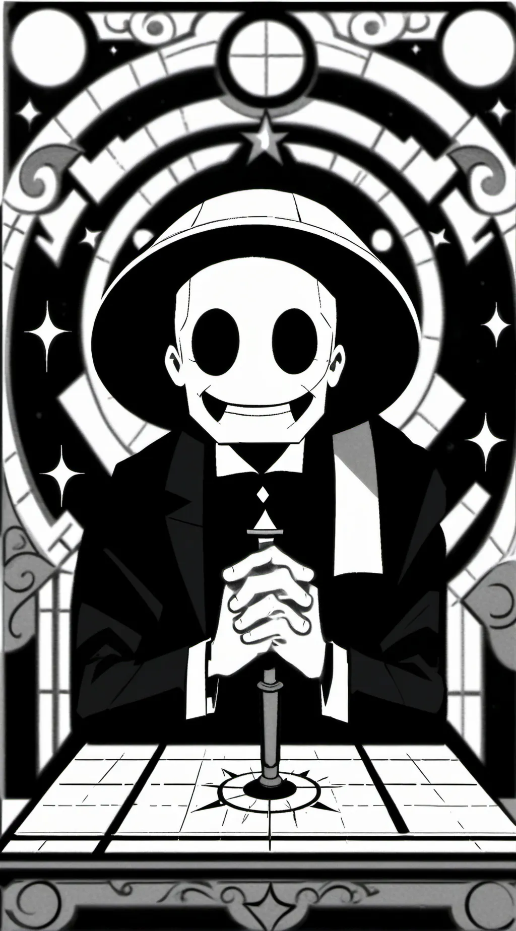 ai character: GASTER background