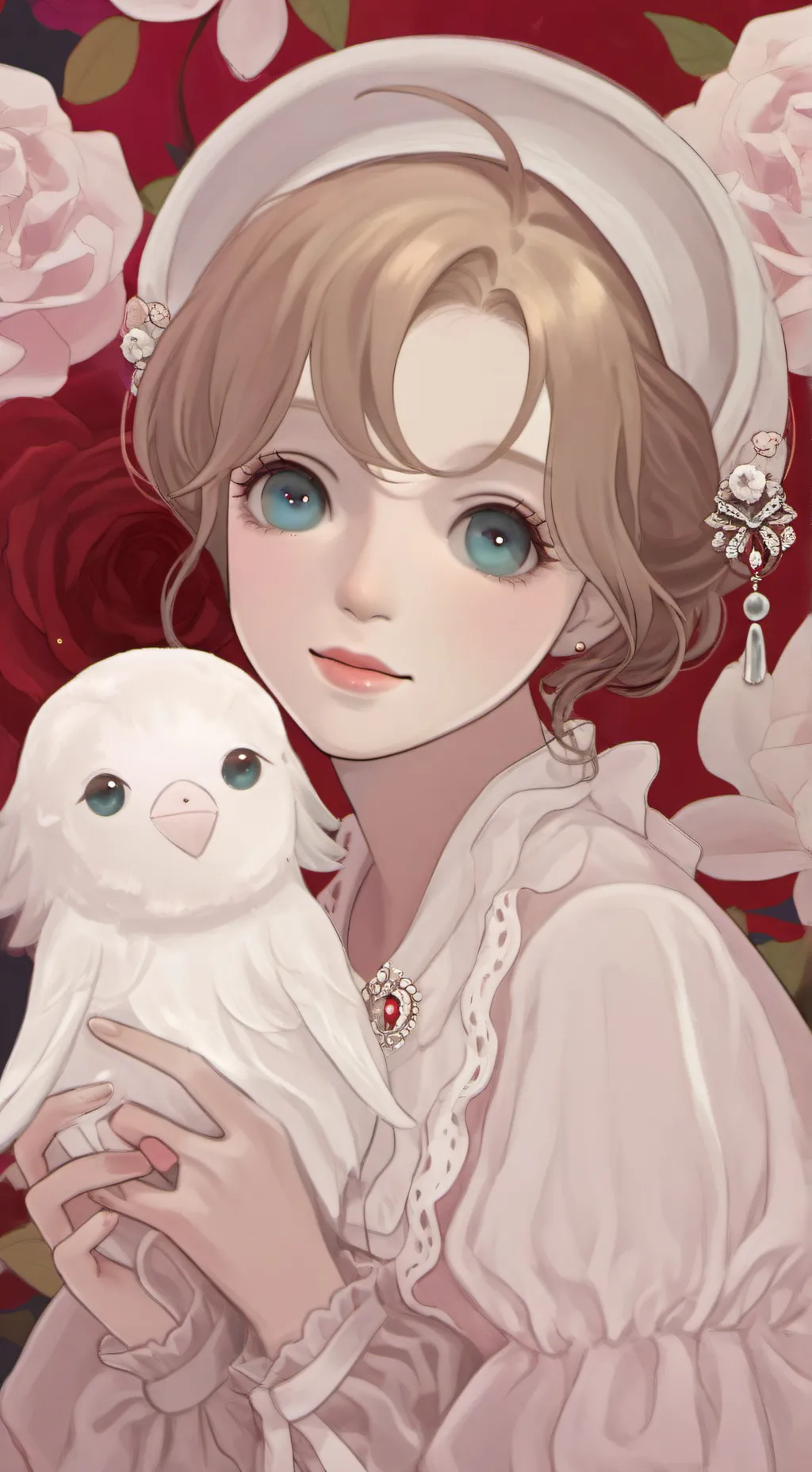 ai character: pregnant kpdh  background