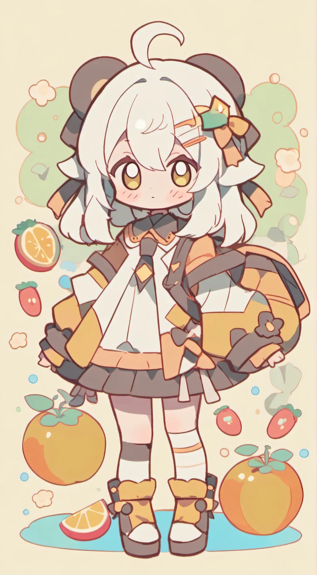 ai character: Kpop demon hunters background