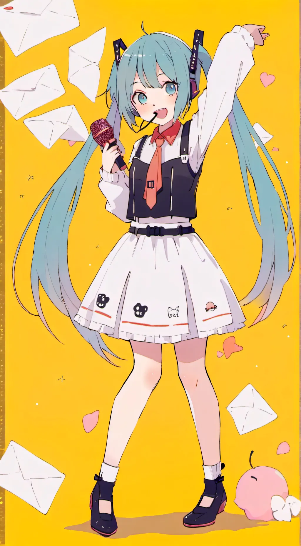 ai character: Hatsune Miku background