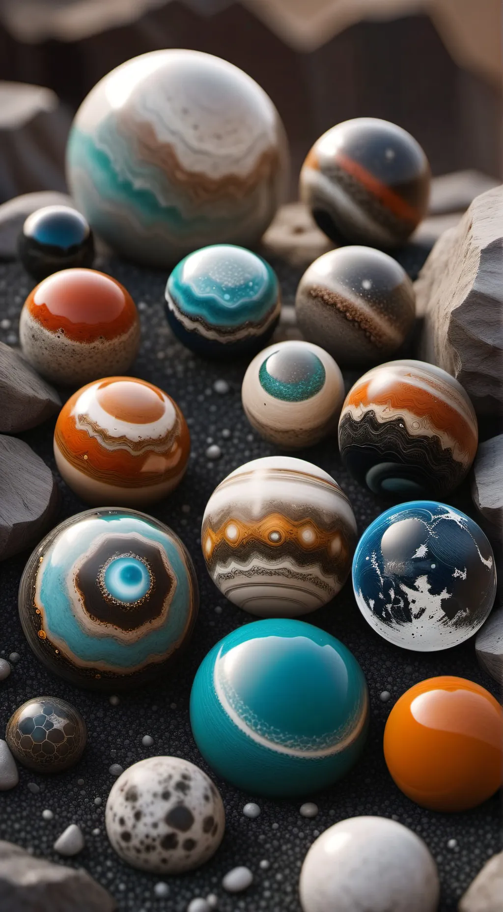 ai character: dawrf planets background