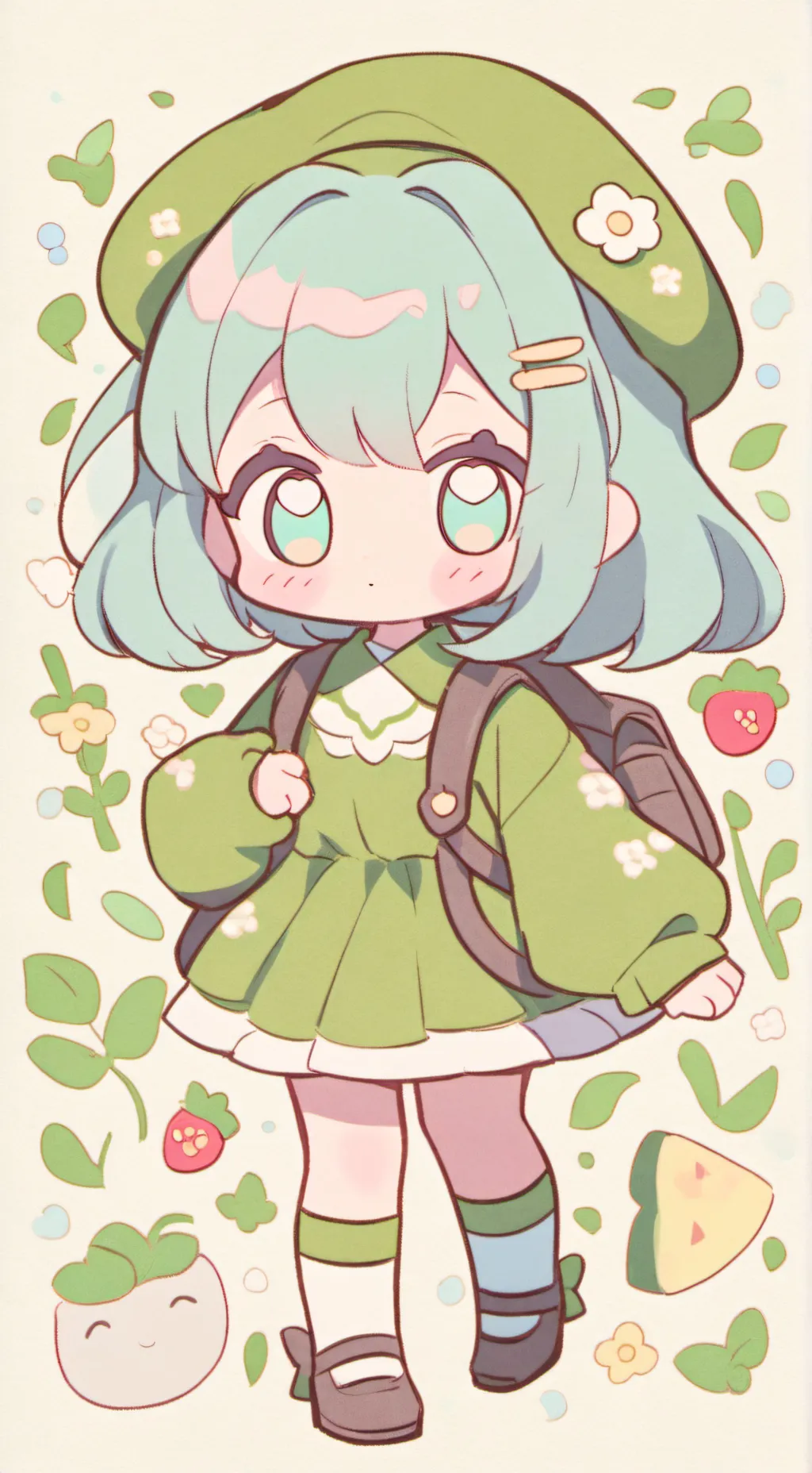 ai character: Tu hija llorona. background