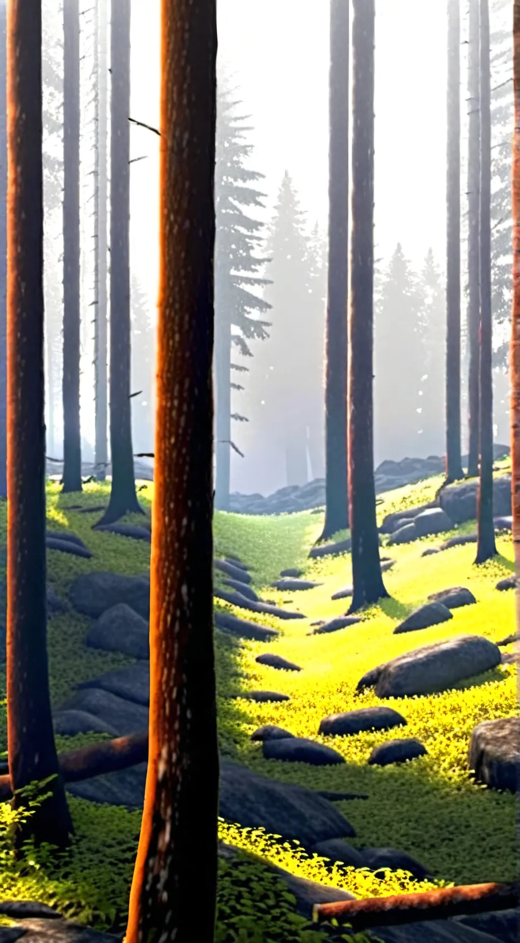 ai character: Nostalgic day... background