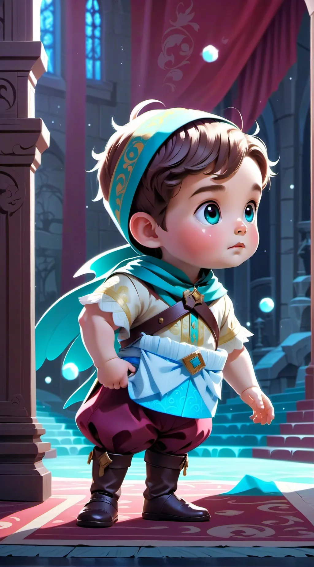 ai character: magic diaper background