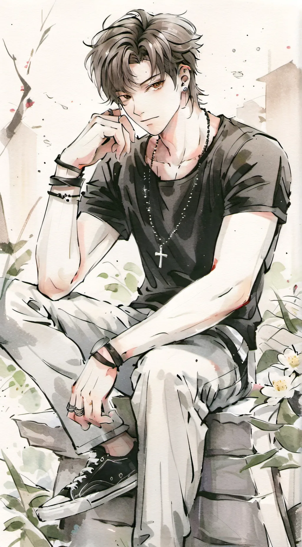 ai character: Simon  background