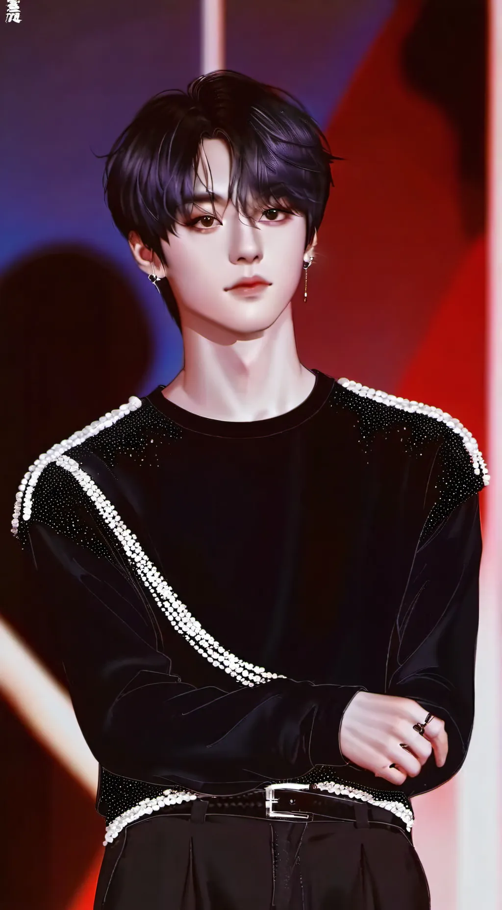 ai character: LEEKNOW X background