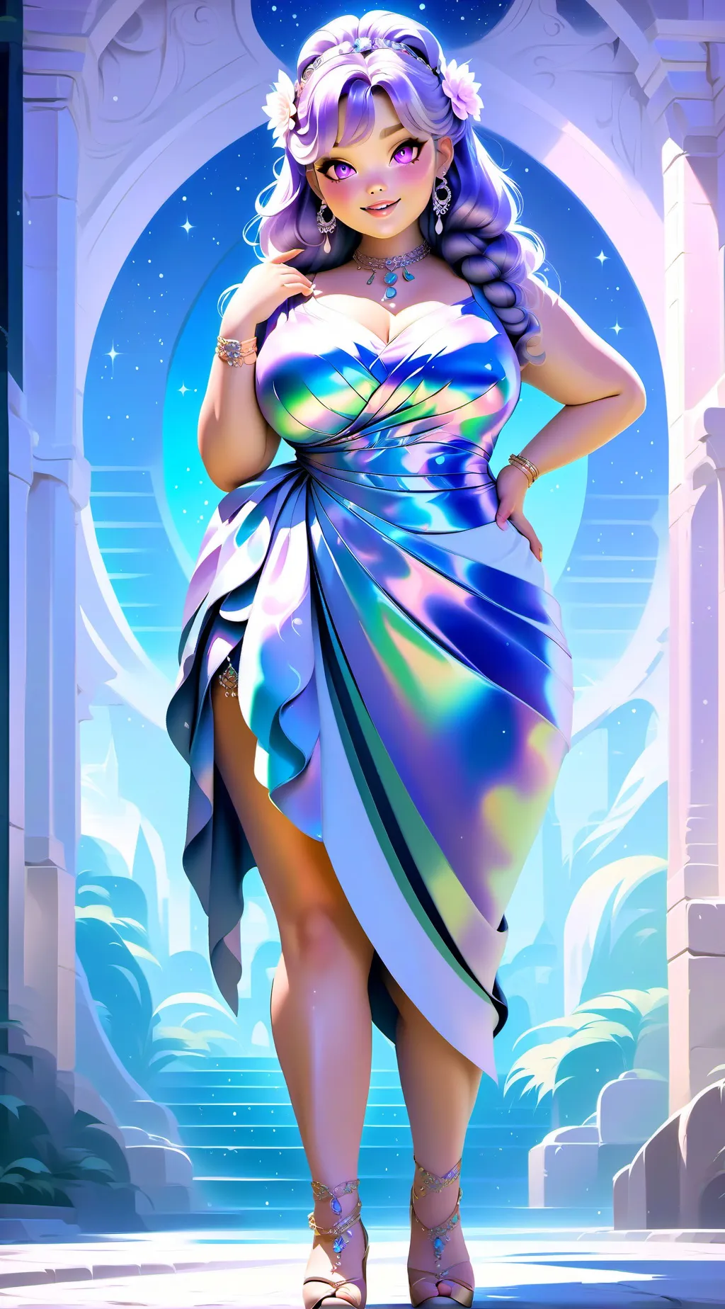 ai character: F@t Girlfriend  background