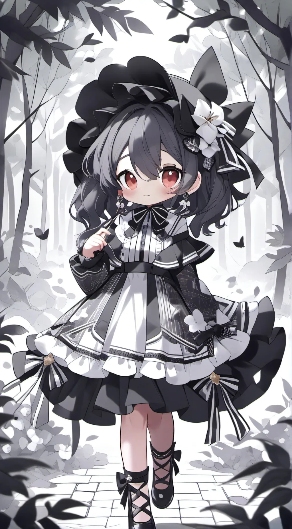 ai character: FORSAKEN background