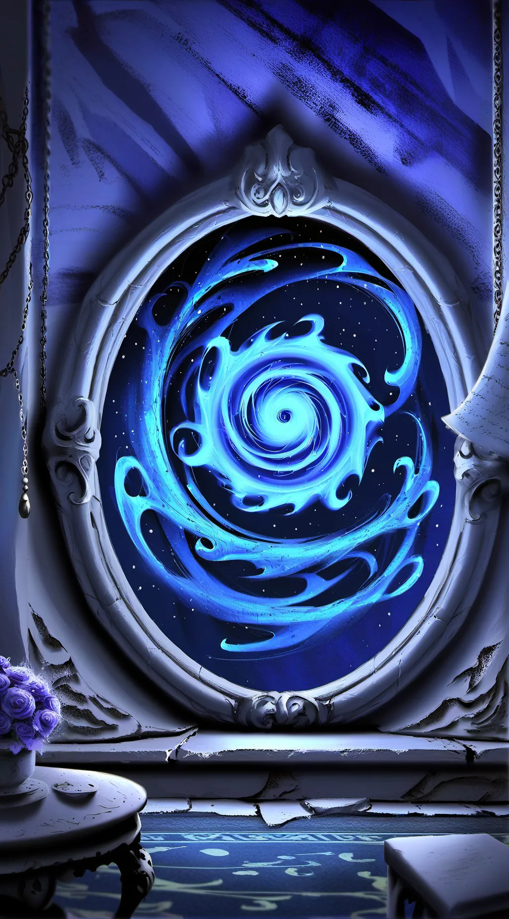 ai character: Smiling crittees background