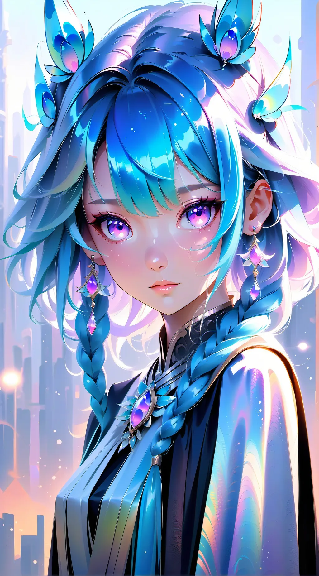 ai character: Ginger background