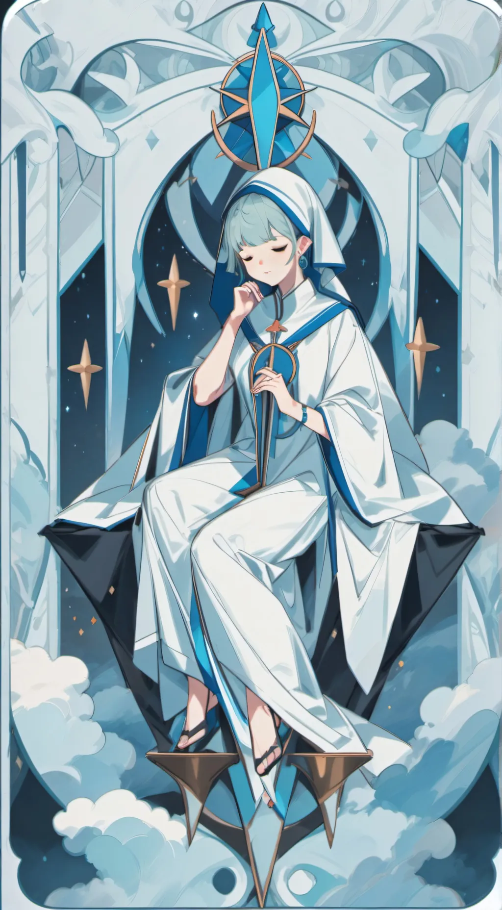 ai character: Go to bed/wake up background