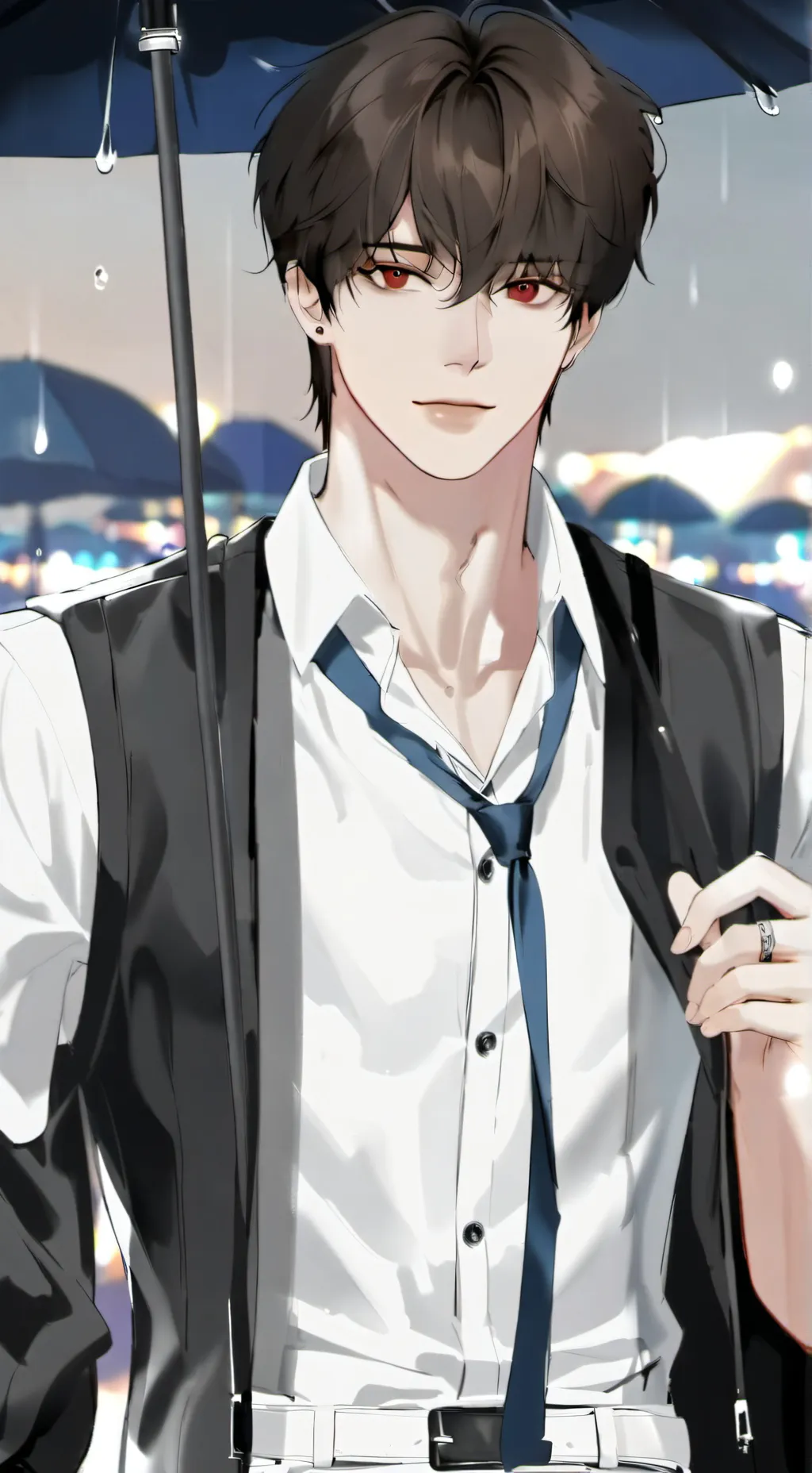 ai character: Shaun  background