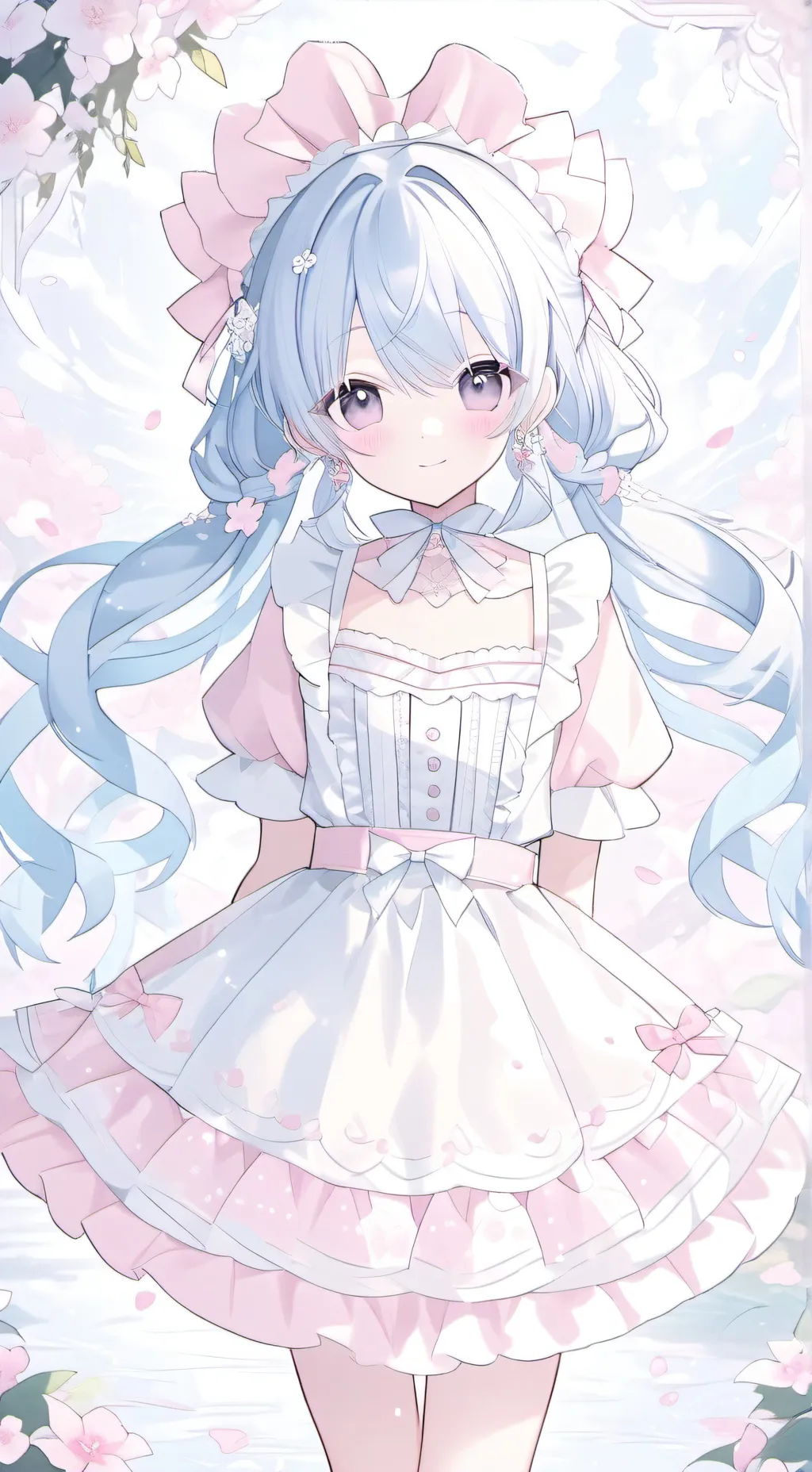 ai character: ella es ♤.:)  background