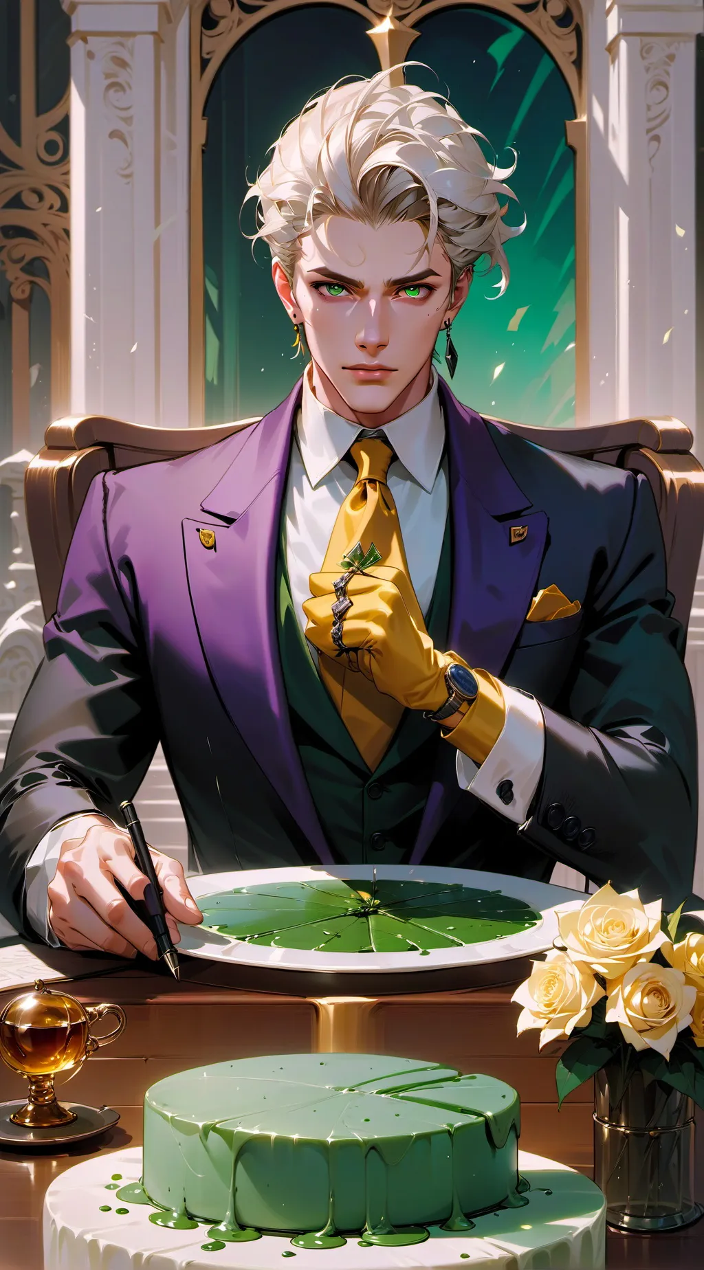 ai character: Dio brando 2 background