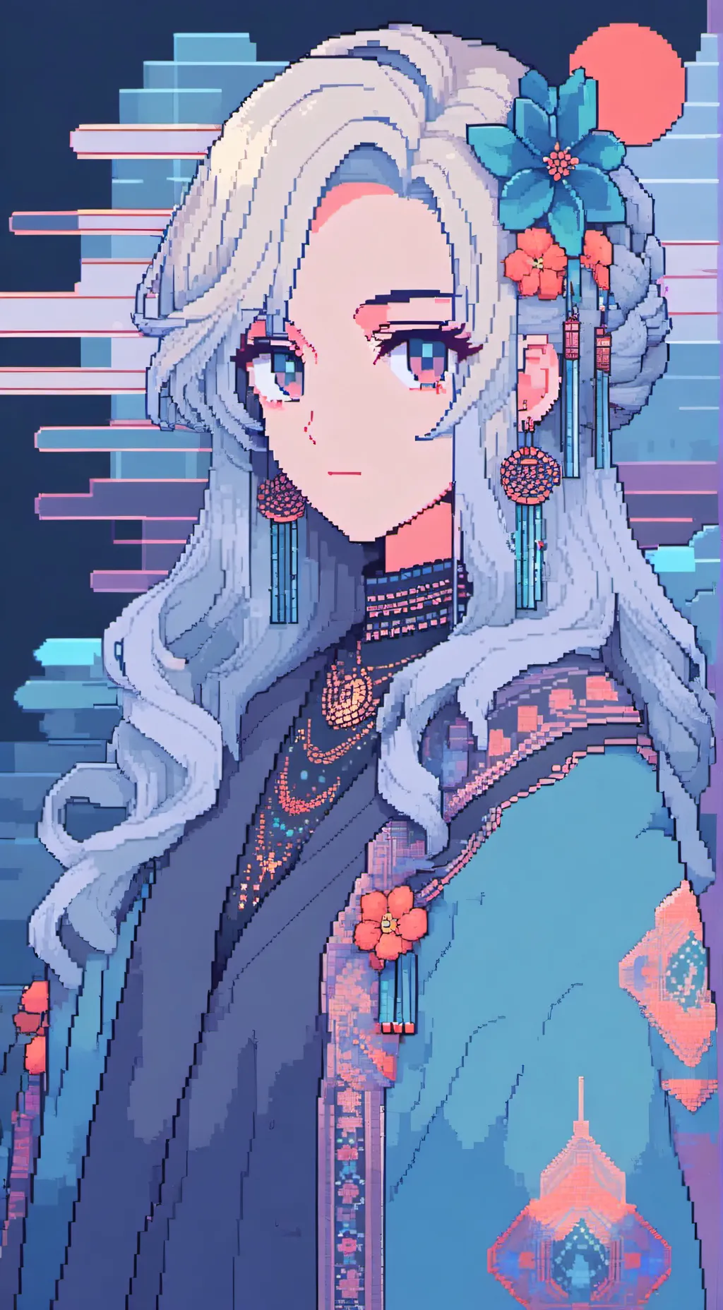 ai character: mãe de Maria  background