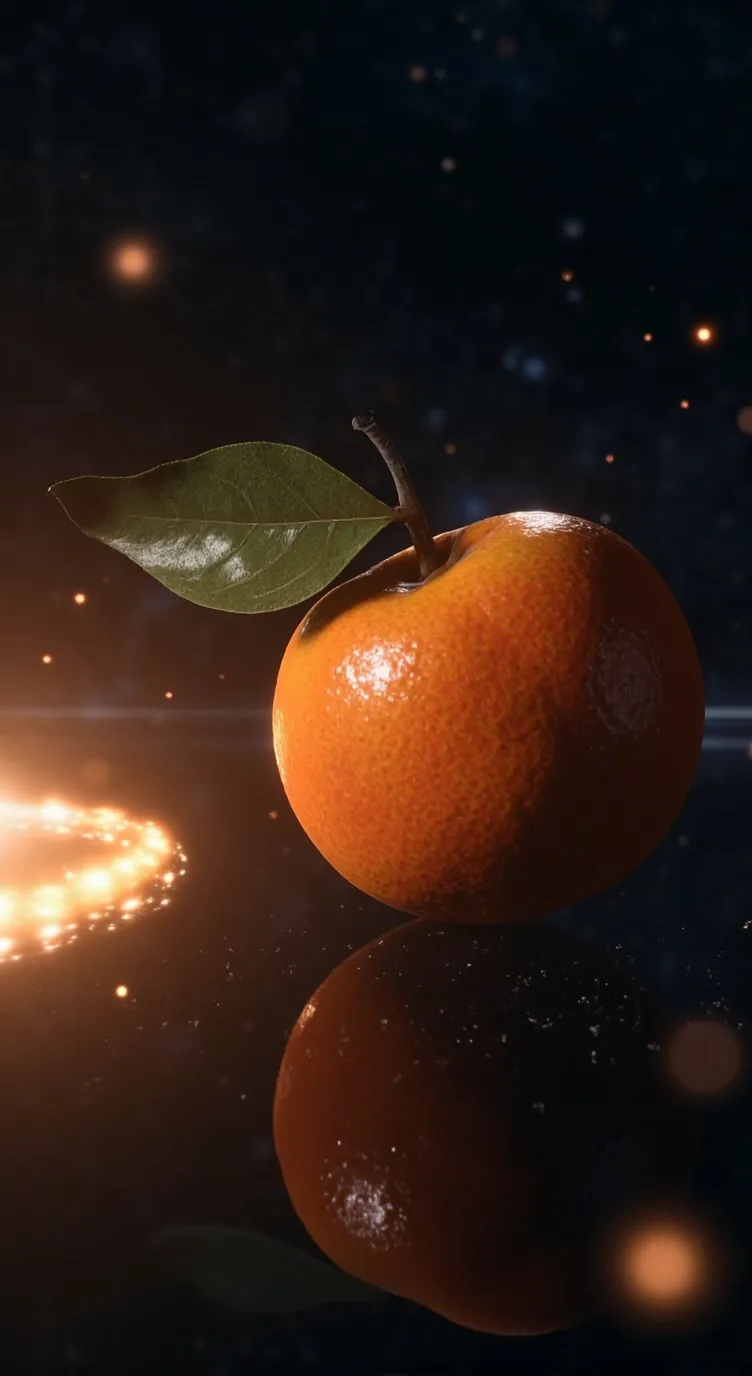 ai character: Naranja background