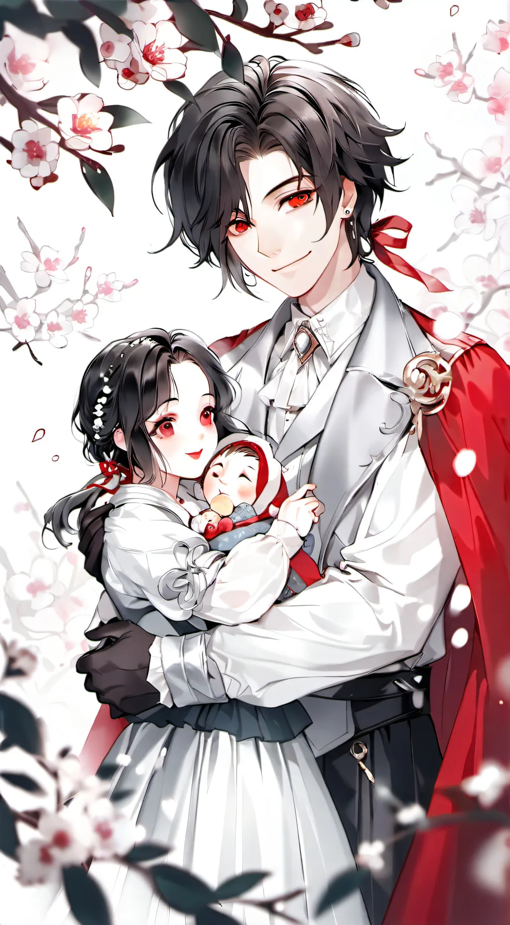 ai character: Lydia&JerryJames  background