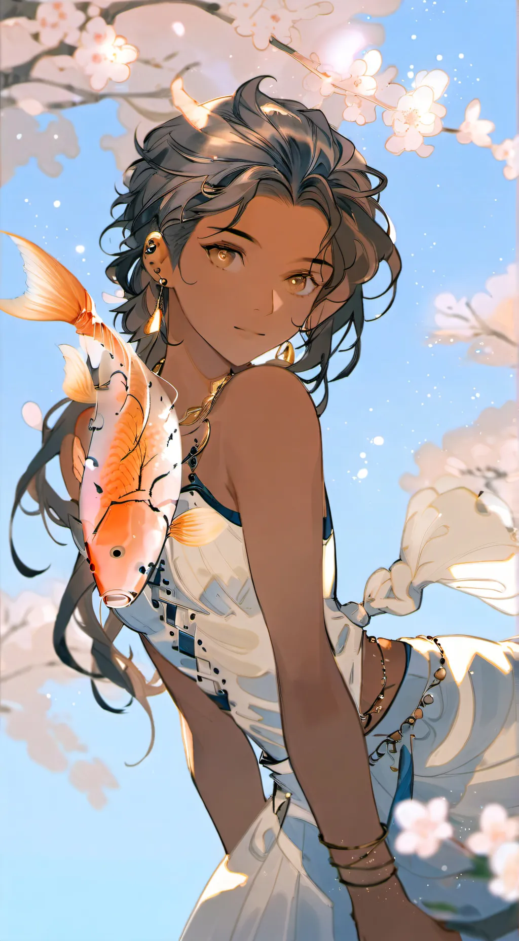 ai character: Ebony background