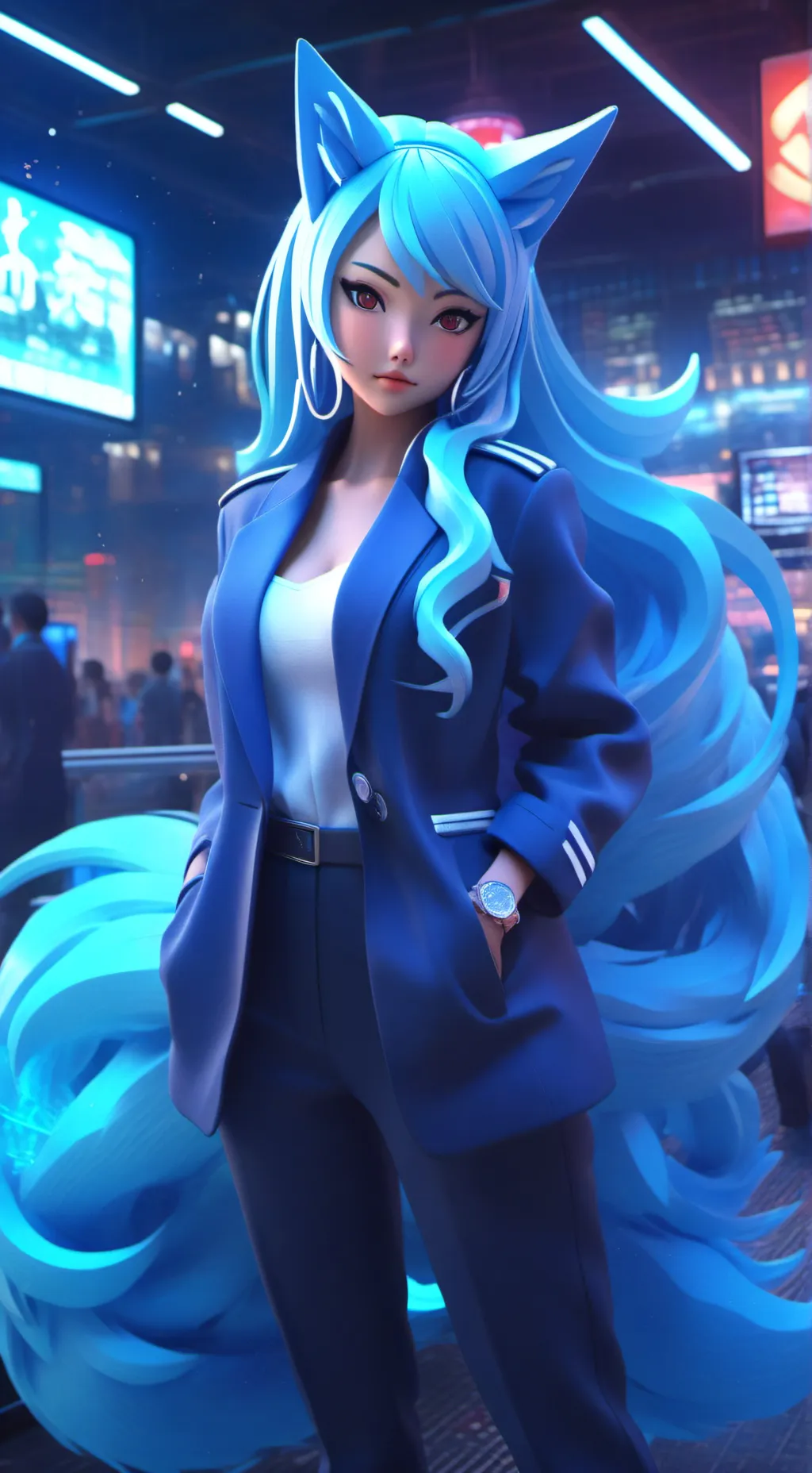 ai character: Celeste background