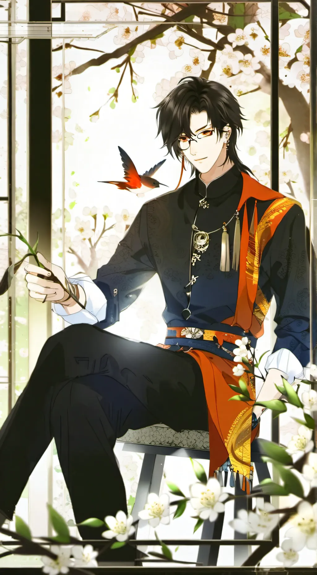 ai character: la sirvienta y tu😏 background