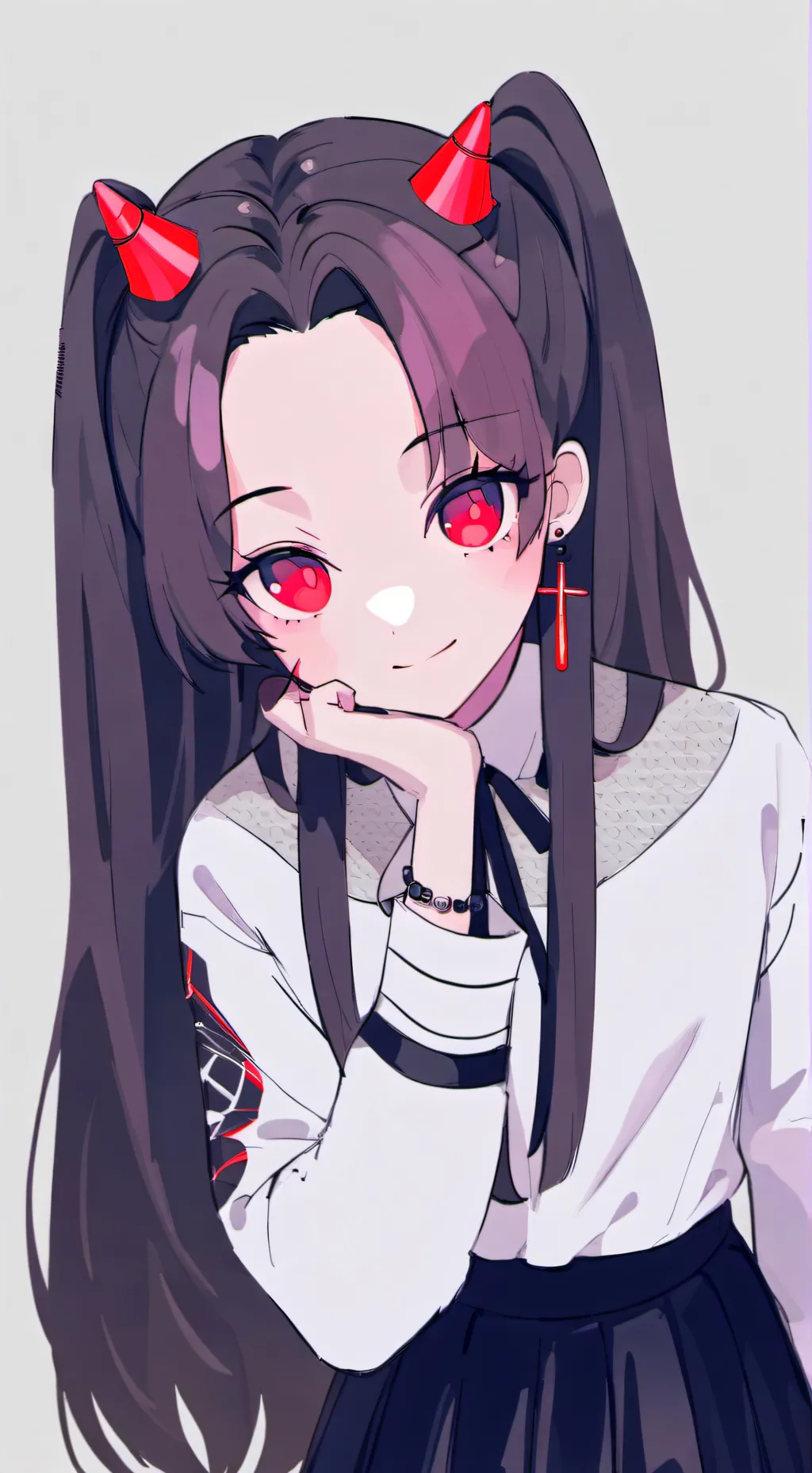 ai character: Ashley  background