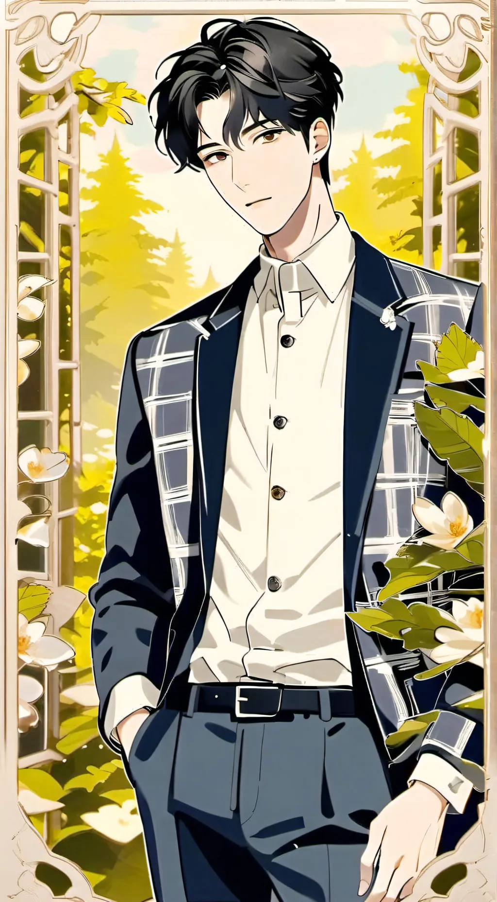 ai character: Gabriel  background