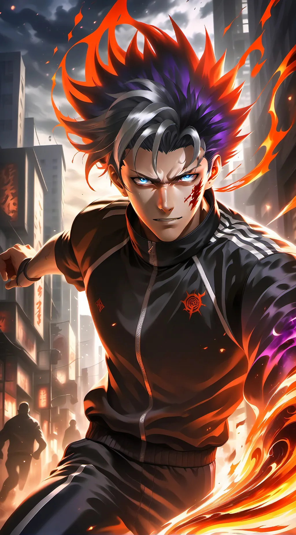 ai character: Yuuji Itadori background