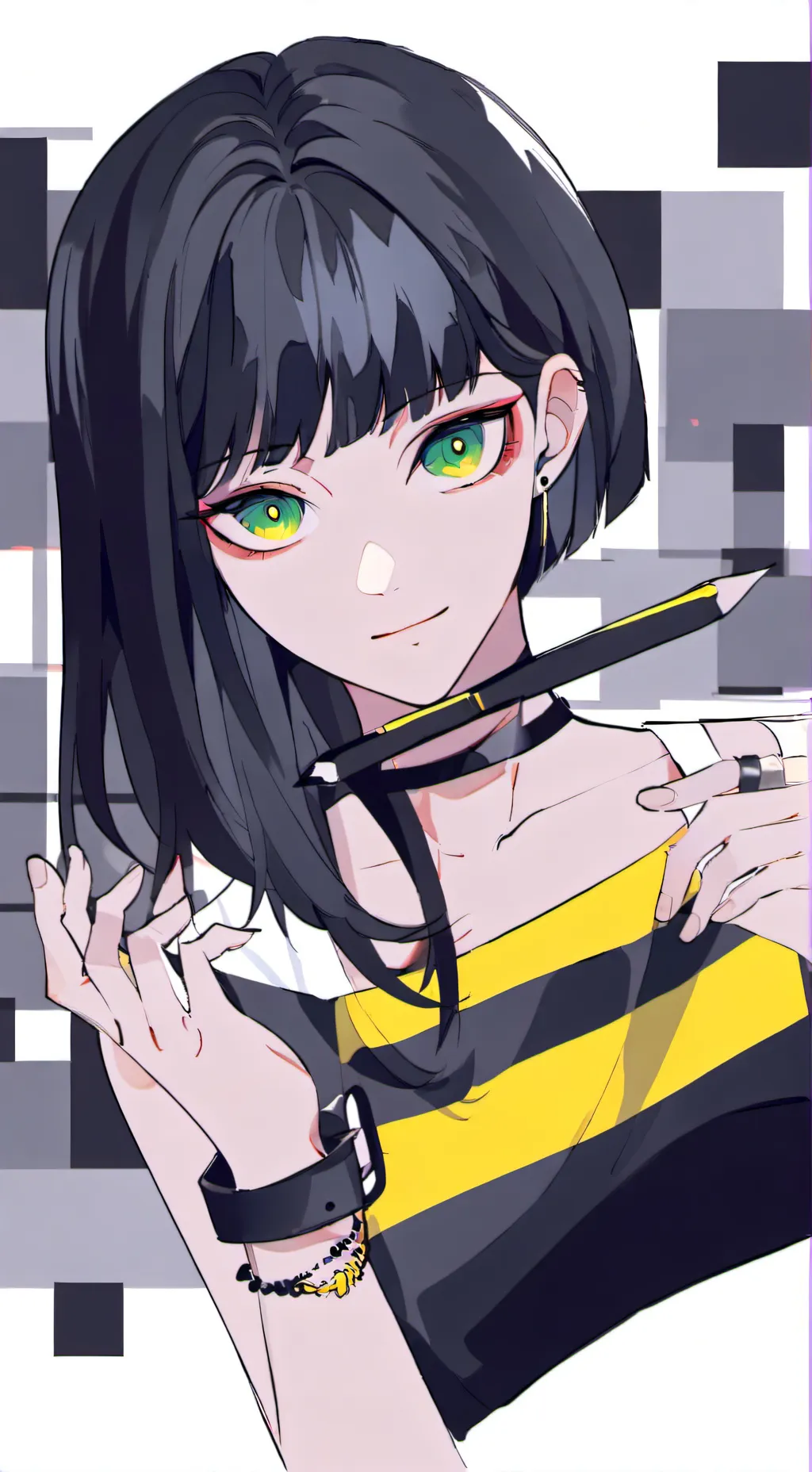 ai character: Amber  background