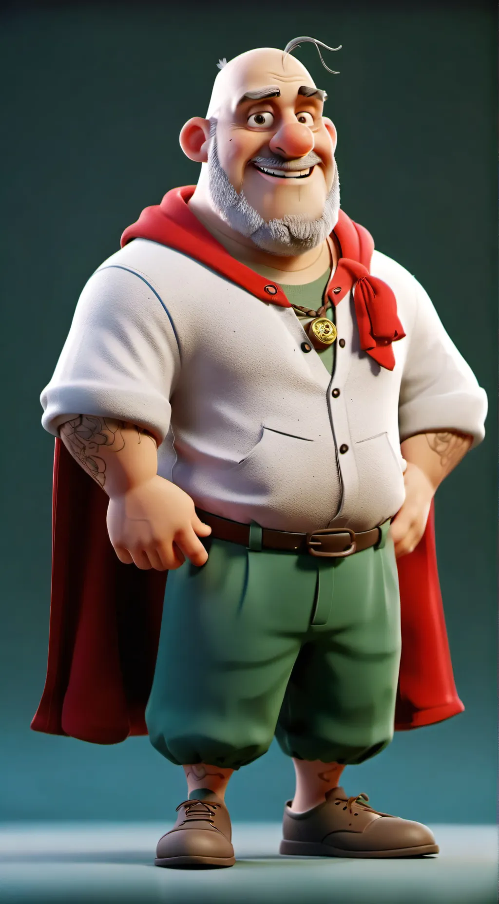 ai character: Captain Underpants background